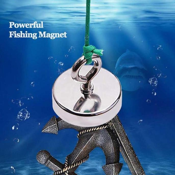 Magnet Neodymium Super Strong Kuat Model Bulat Besar Magnet Fishing