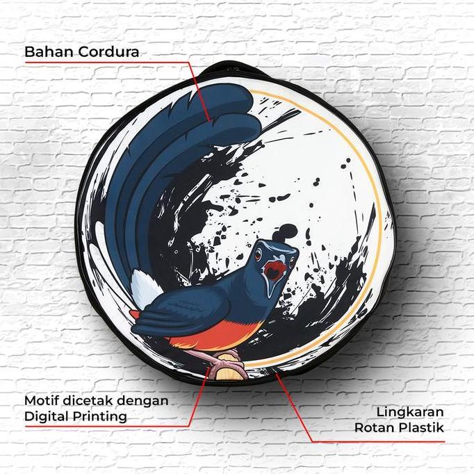 Kicaudor- Tas Tebok Sangkar Murai | Umi Kasum | Original Nyaman Bahan Cordura Premium | Tb