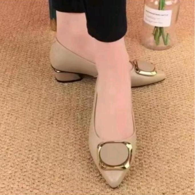 TERBARU  pantofel wanita 3cm, sepatu pancus wanita, sepatu kerja wanita flat,  shoes agi TERBARU 
