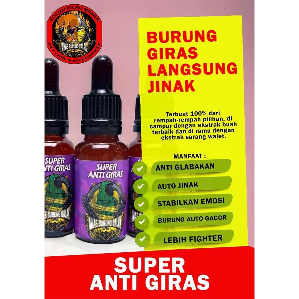 Kicaudor- Vitamin Penjinak Semua Burung Super Anti Giras Burung Langsung Jinak