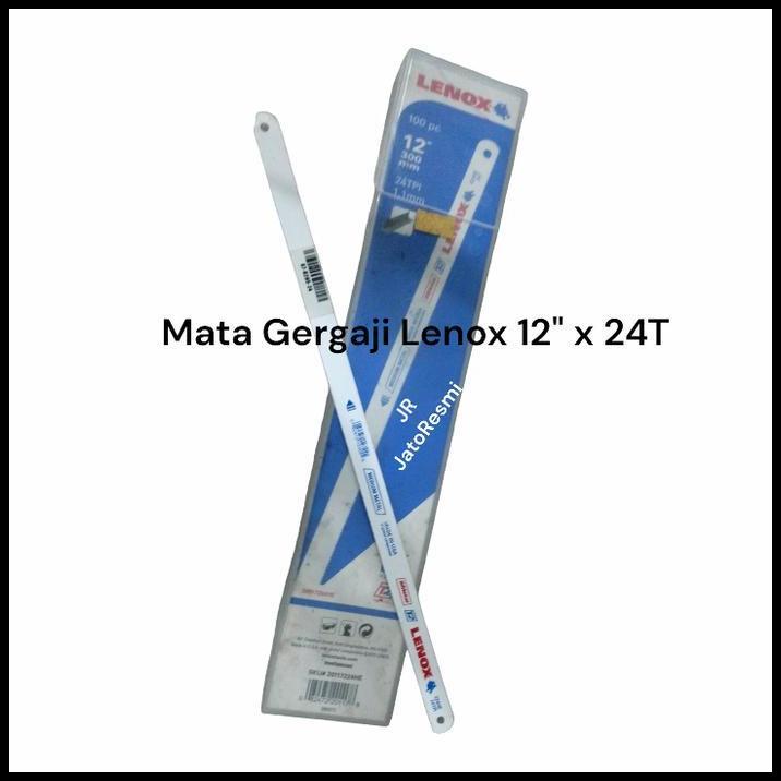 TERLARIS LENOX MATA GERGAJI BESI 12" X 24T (HALUS) MADE IN USA 