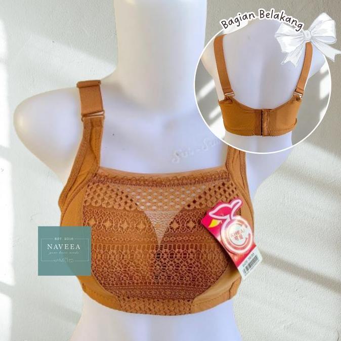 Nyaman- Paket 3Pcs Bh Kemben 701 Kheai Guini Tanpa Kawat Kait 4 Push Up Bra Wanita Pengencang Lemak 