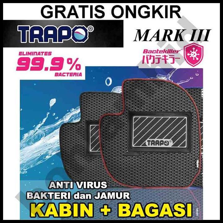 Karpet Mobil Trapo Honda Crv Turbo 3Baris+Bagasi+Extra Bagasi Premium 100% Original