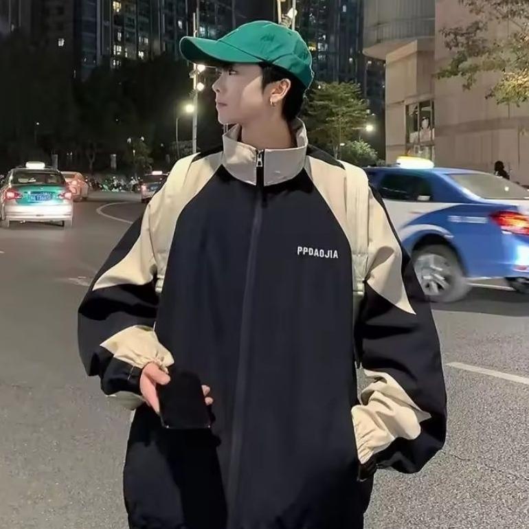 TERBARU JAKET VARSITY COLORBLOCK JAPAN VINTAGE WINDBREAKER /Jaket Jepang Retro Sport 90an JEKET HIP 