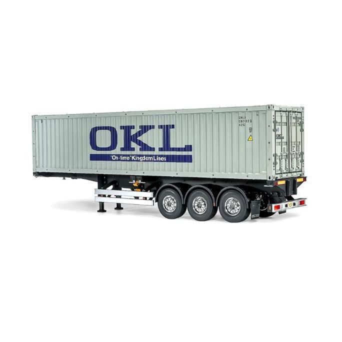 Tamiya 1/14 RC 40-Foot Container 3-Axle Semi-Trailer - 56377