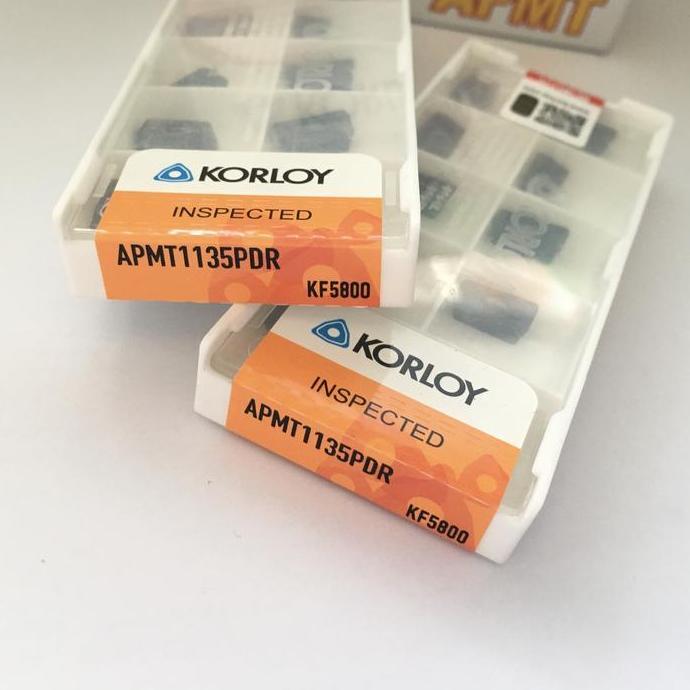 Promo Korloy Original Apmt1135Pdr Kf5800 Insert || Apmt 11 35 Pdr Kf5800
