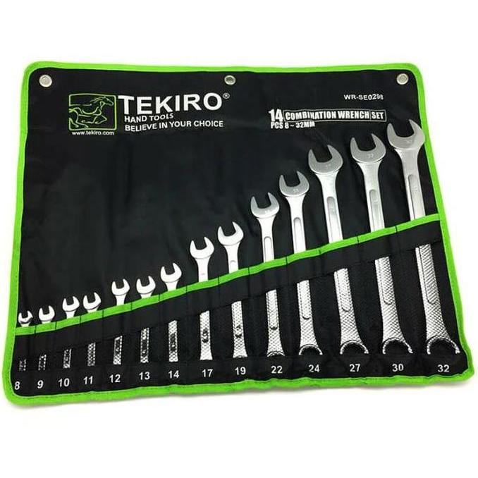 Promo Tekiro Lengkap Kunci 8-32 Mm Kunci Ring Pas Combination Wrench