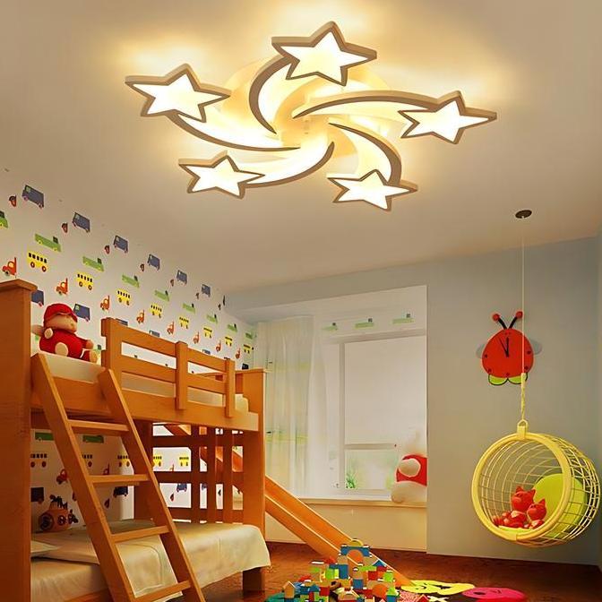 Grosir Lampu Hias Plafon Led Atap Rumah Minimalis Modern Remote Control