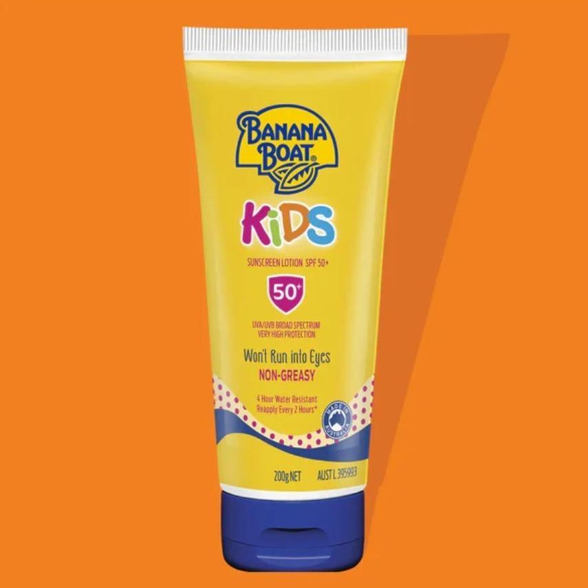 BANANA BOAT KIDS SUNSCREEN LOTION SPF50+ 200G sunclock sunscreen