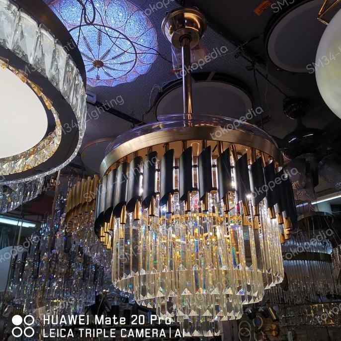 Promo LampuKipasWithCrystallamp6005CeilingFanKipasAnginLampu Sni