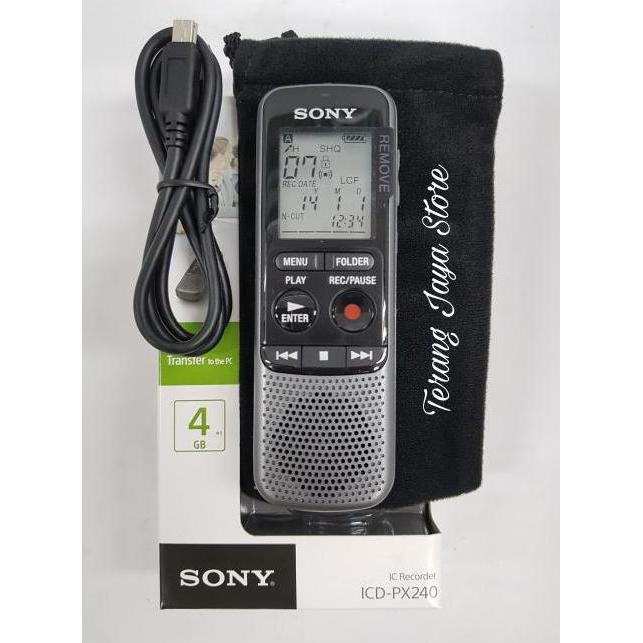 Voice Recorder Sony Icd-Px240 Perekam Suara Sony Icd-Px240 Voice Digital Recorder Sony Px240