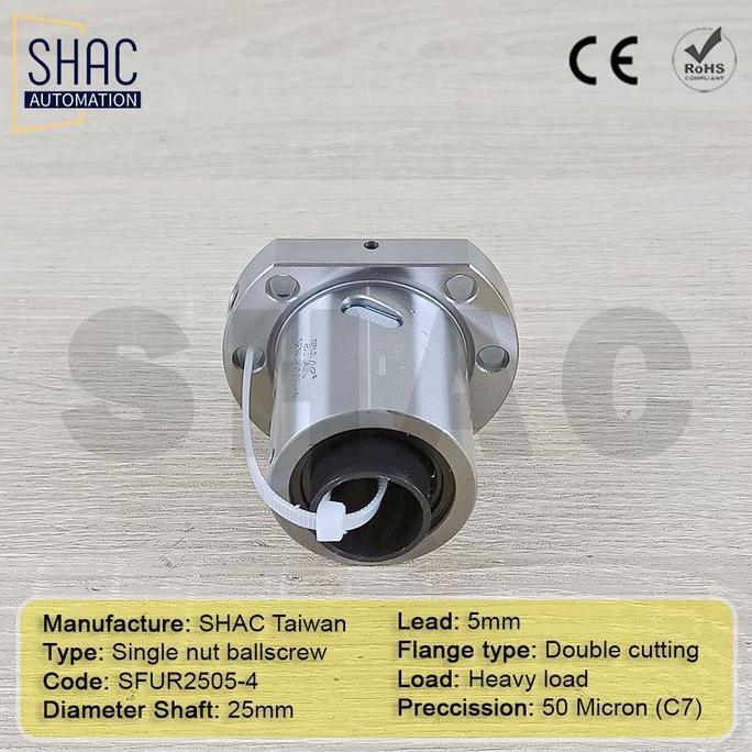 Promo Sfu-R2505-4 Nut Ballscrew - Original Shac Taiwan