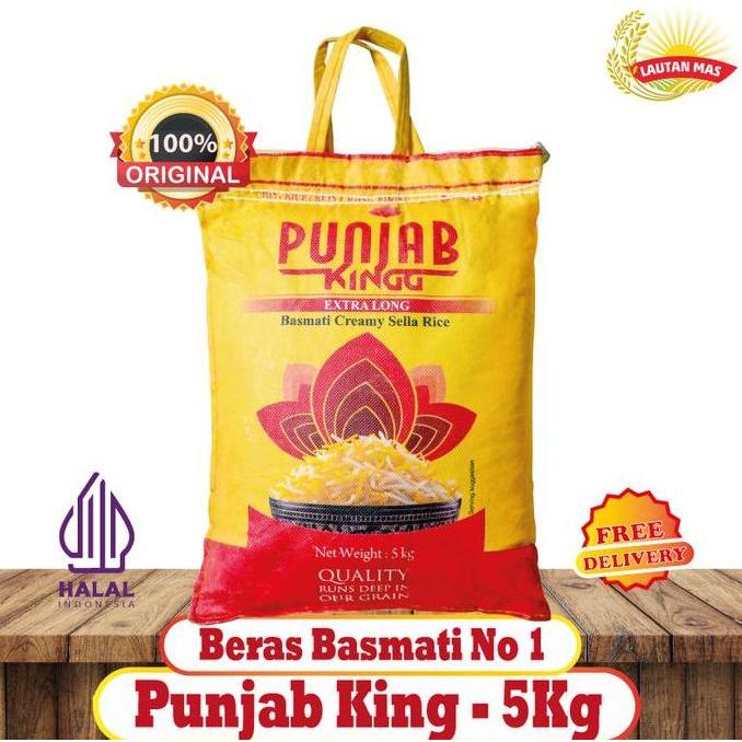 Punjab King Beras Basmati 5KG