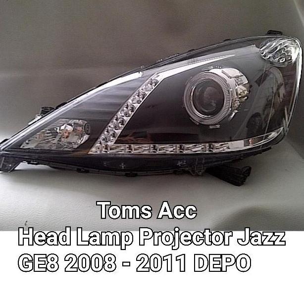 Promo Head Lamp Projector Jazz 2008 2010 GE8 Light DRL Lampu Depan Honda Diskon
