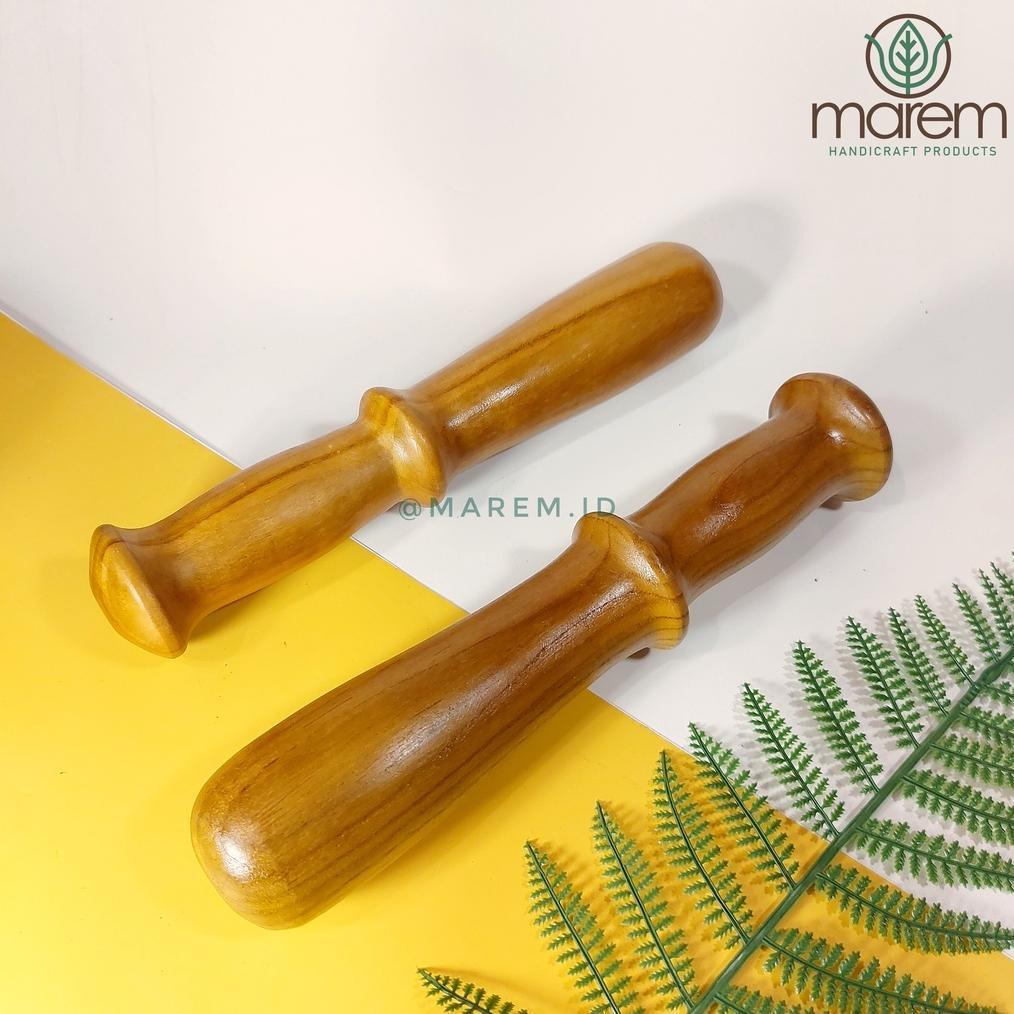 Lumpang Alu Kayu Jati Besar | Lumpang Jati Premium Diskon