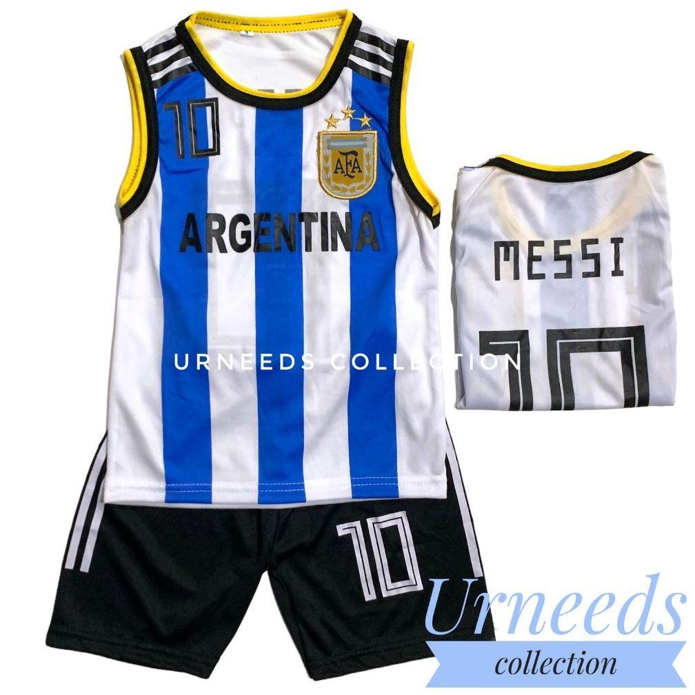 ORIGINAL SETELAN BAJU JERSEY SINGLET SEPAK BOLA ANAK LAKI LAKI 1 - 9 TAHUN TERBARU STELAN SET TIMNAS