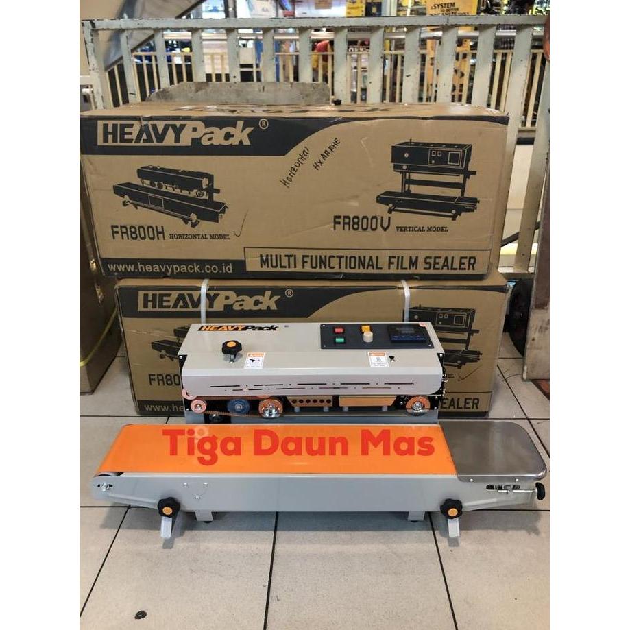 Continous Band Sealer Mesin Segel Plastik FR-800P (Paint) Heavypack