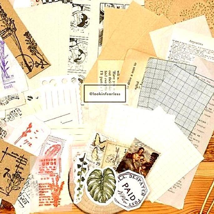 Mini Vintage Jurnal Kit SET 40pcs