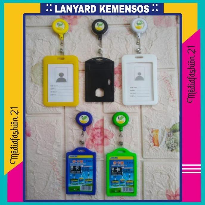 Gantungan Yoyo Id Card Kemensos (Kementerian Sosial) + Card Holder Diskon