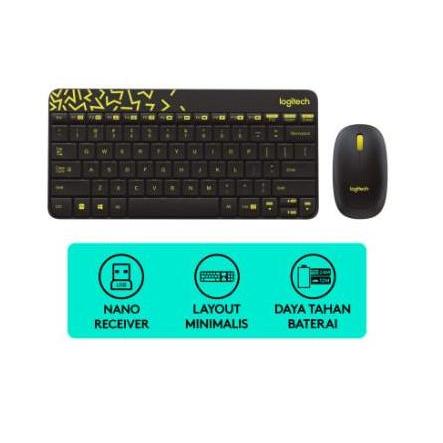 Logitech MK240 Wireless Keyboard dan Mouse