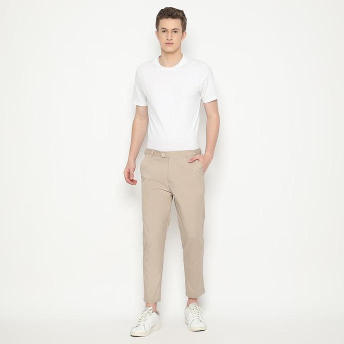 MEVANO ANKLE CHINOS PANTS KHAKI/ANKLE PANTS CHINOS/ANKLE PANTS PRIA