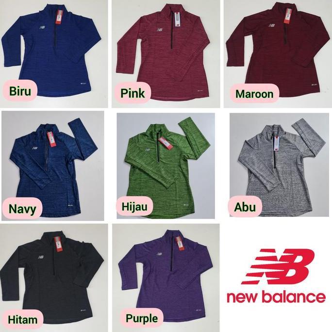 Fitbanget- Adidas Baju Olahraga Wanita Kaos Senam Sepeda Lengan Panjang Resleting