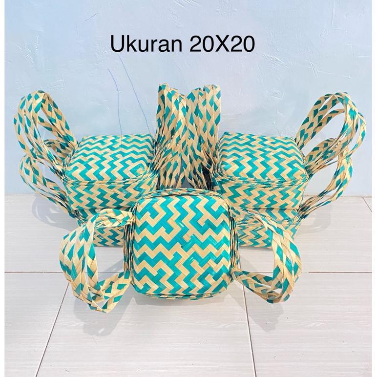 Besek Jinjing 20X20 Besek Warna Warni Besek Zigzag Besek Cangking