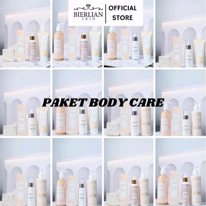 BIERLIAN PAKET BODYCARE [ NIGHT LOTION & DAY LOTION & BODY TONER & BODY SOAP ]