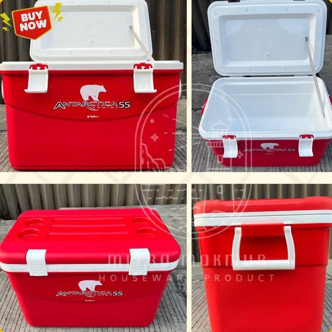 COOLER BOX TEMPAT PENYIMPANAN ES BATU ANTARCTICA 55 LION STAR