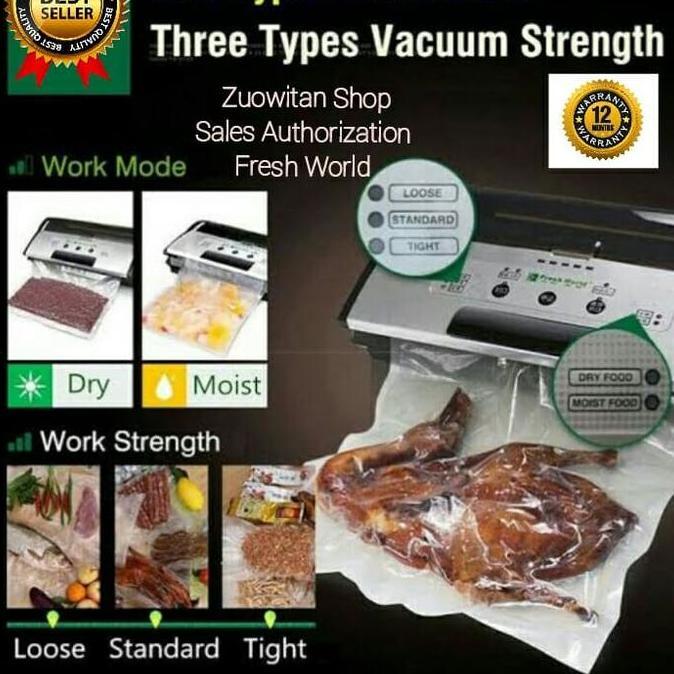 Fresh World Vacuum Sealer Pengemad Vacuum Sealer Fw 3150 Std + Garansi