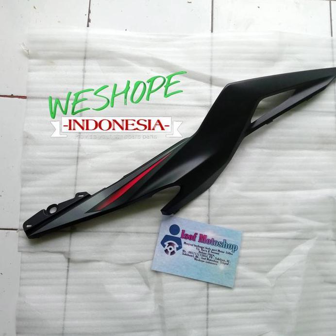 COVER BODY BELAKANG CBR 150R FCELIFT - COVER L REAR CBR 150R HITAM DOFF GARANSI