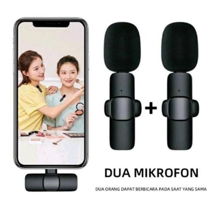 Microphone Wireless Mic Clip on Youtube Wireless Usb / Mic Youtuber Bluetooth Mikrofon