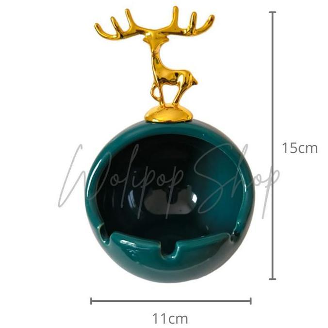 Asbak Aesthetic Asbak Keramik Asbak Mewah - Hiasan Ruang Tamu Kualitas Terbaik Harga Termurah