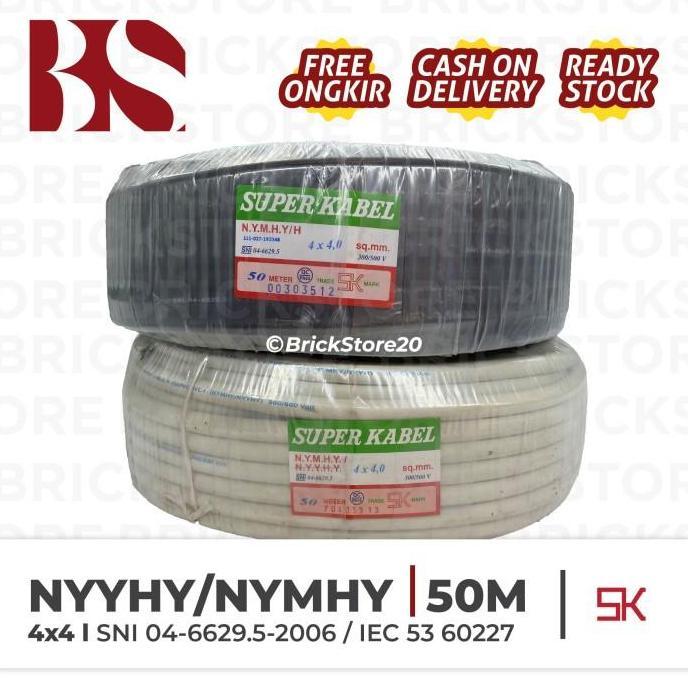 Grosir Kabel Nyyhy Super 4X4 Serabut 4 X 4 50M 50 Meter
