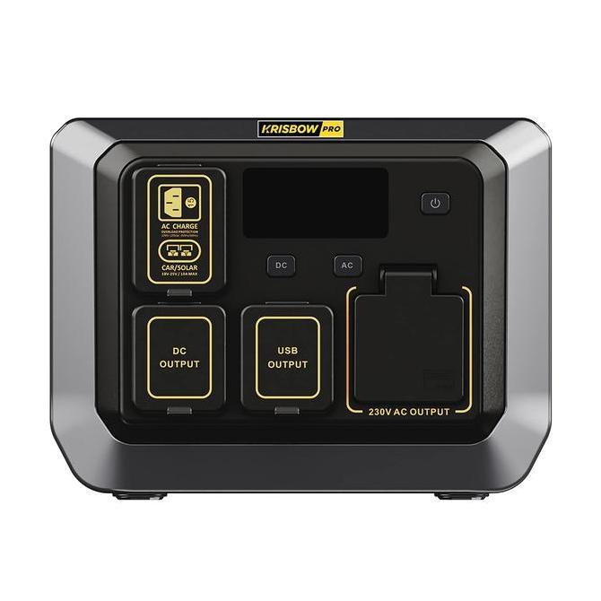Promo Krisbow Power Station Baterai Portable 600 Watt Xpps600 - Hitam