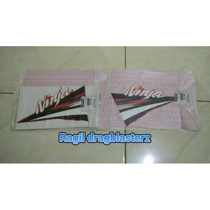 STRIPING STIKER TANGKI NEW NINJA RR SE ORANGE 2014 ORIGINAL KAWASAKI READY