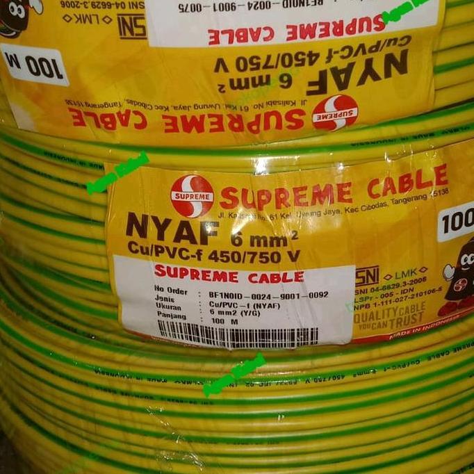 Sale Kabel Nyaf 6Mm Supreme / Kabel Serabut 6Mm / Nyaf 6Mm / Supreme