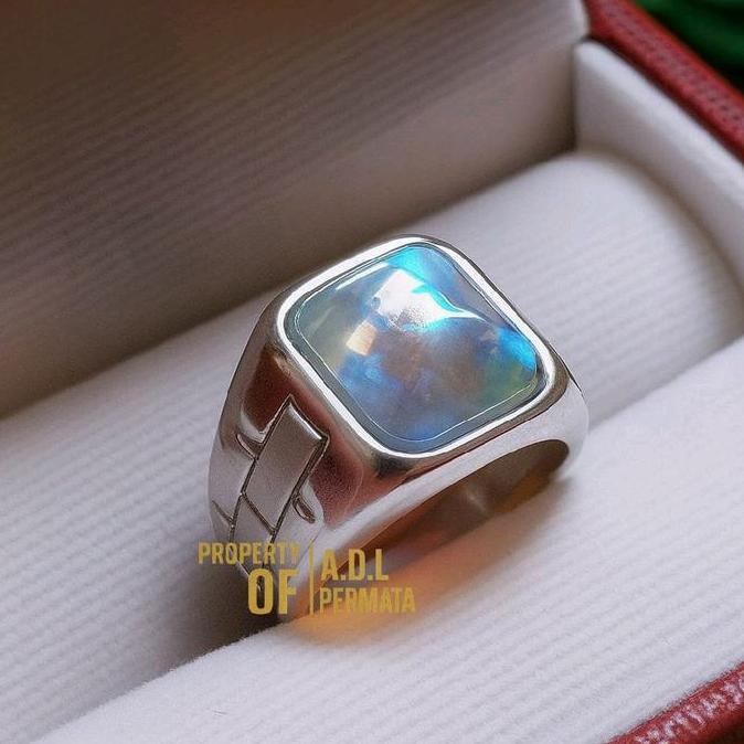 CINCIN BATU KALIMAYA PELANGI KOTAK KEREN DAN ELEGAN