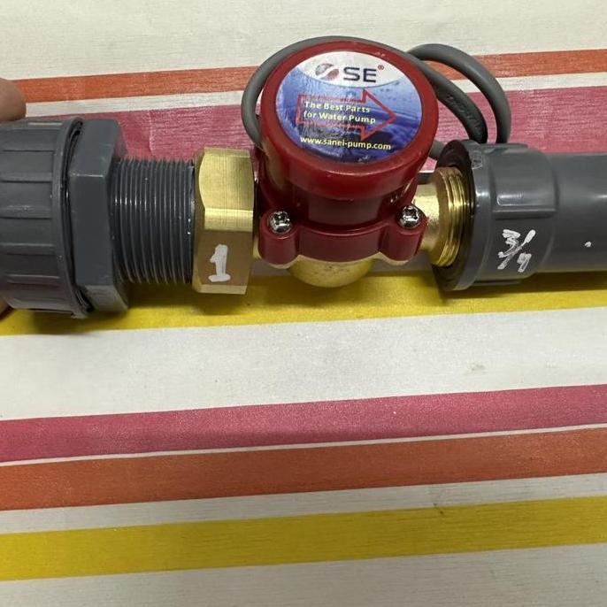 Flow Switch Sanei - 1/2" 3/4" 1" - Otomatis Pompa Dorong Flow Switch 1/2"X 1/2" Flow Switch 3/4" X 3