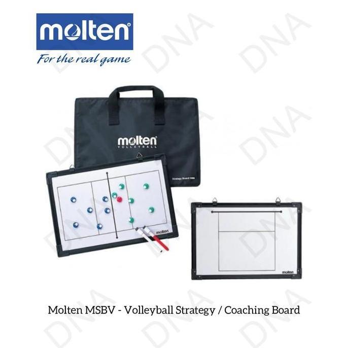 Volleyball Strategy Board MOLTEN / Coaching Board / Papan Strategi Volleyball -