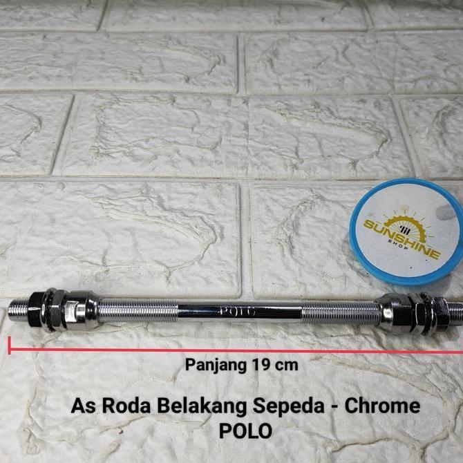 As Hub Roda Belakang POLO Chrome Sepeda Anak BMX Mini MTB Onthel Ontel
