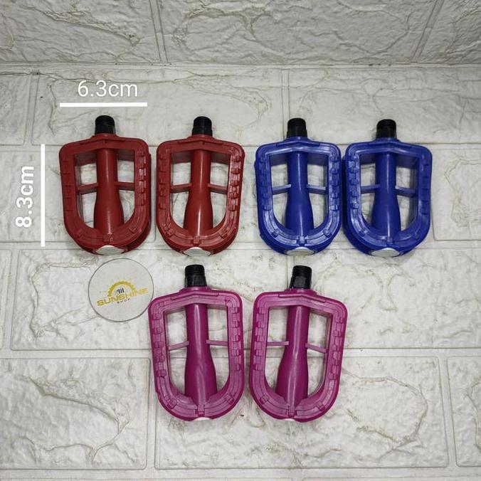 Pedal As Besar Sepeda Anak 12 16 18 MICHEL 9/16 PVC Untuk Crank Gir Tengah As BB Kotak Dan As BB Bul