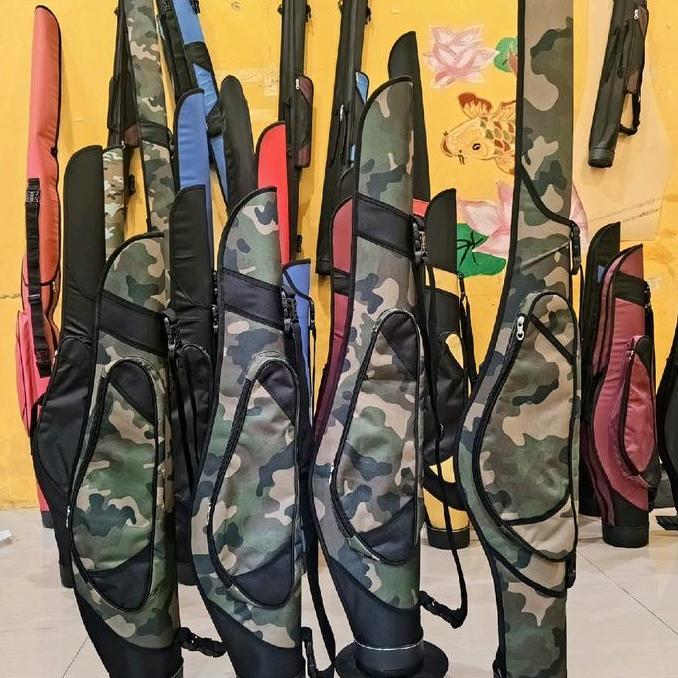 Sakanatsuri- Tas Joran Pancing Hard Case 80-200  Cm ( Fiber + Mangkuk) Tas Joran Pancing Laut Tas Jo