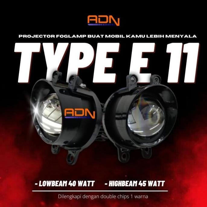 Foglamp Lampu Kabut LED Projector Innova Fortuner VRZ Sienta