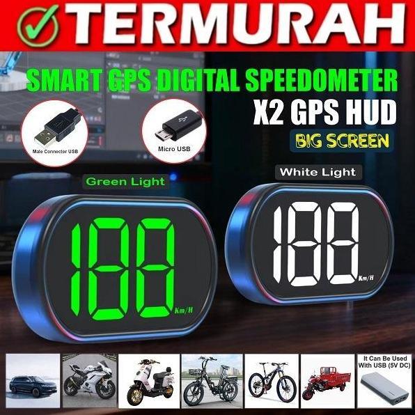 SPEEDOMETER MOBIL DIGITAL SPEEDOMETER GPS DIGITAL KM/H DENGAN TAMPILAN HURUF BESAR LED UNTUK MOBIL T