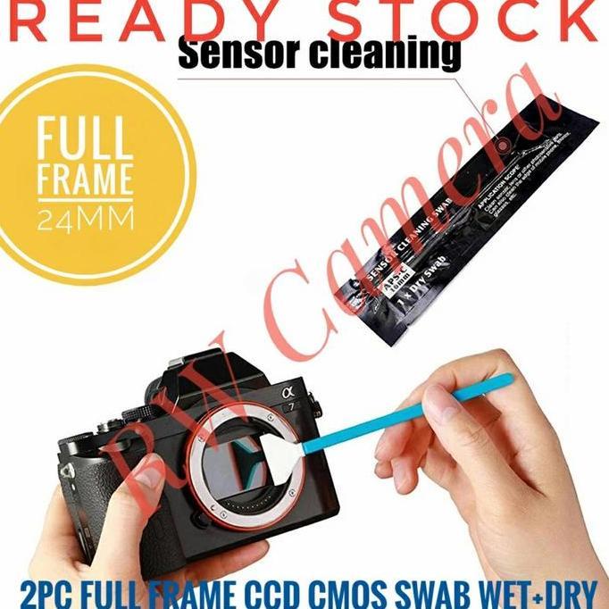 Kanpeki- Ccd Full Frame Swab Dry + Wet Kuas Pembersih Sensor Kamera 24Mm A7 Cleaning Cleaner Nikon Z