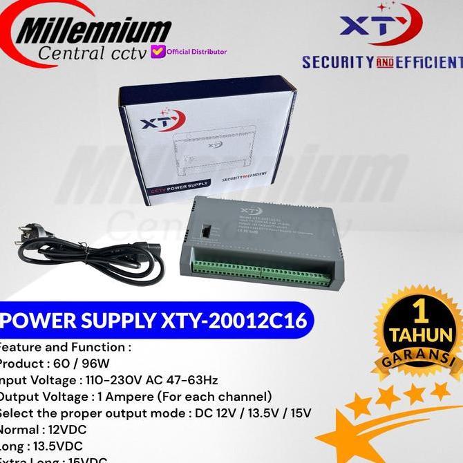 Murah Power Supply Cctv 16 Channel