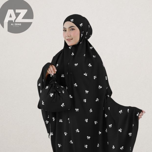 KHONJIELABS MUKENAH DEWASA/MUKENAH PREMIUM/MUKENAH TRAVELING/MUKENAH MOTIF PITA/MUKENAH BAHAN ADEM P