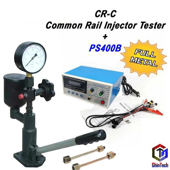 CR-C V2 MULTIFUNCTION DIESEL COMMON RAIL INJECTOR TESTER + S60H NOZZLE INJECTOR TESTER DIESEL SOLAR 