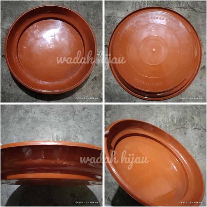 tatakan pot alas pot wadah pot besar jumbo BATA Polos murah